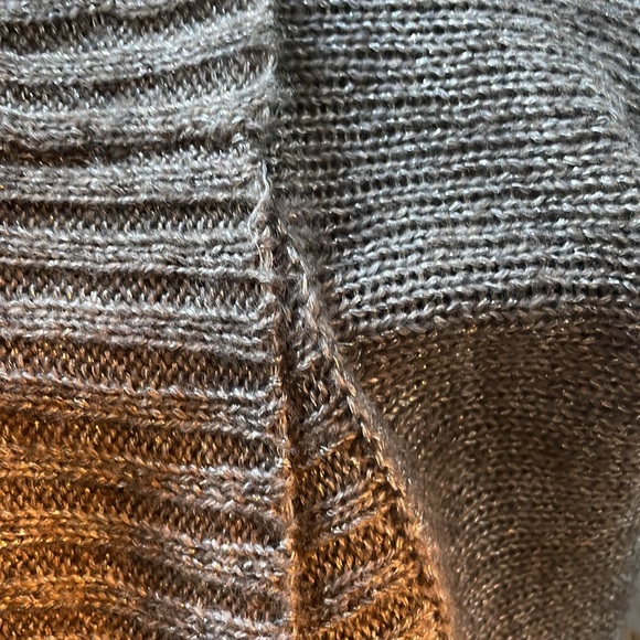 Grey and metallic silver Calvin Klein Jeans cardigan - Picture 5 of 5